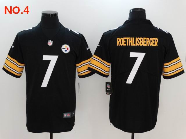 Men's Pittsburgh Steelers #7 Ben Roethlisberger Jersey NO.4;